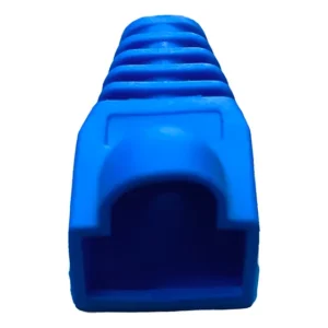 Kit 100 Capas Protetora Para Conector Rj45 Utp Cat5 Cat6 Azul