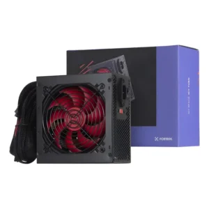 Fonte Gamer Atx 500w Reais Sata Crusader 76955 Fortrek Preto