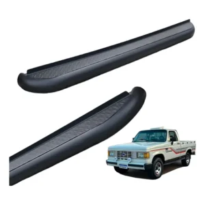 Estribo Lateral Gm D20 Cs 1993 A 1994 Chapa Roda A Roda Aço Preto