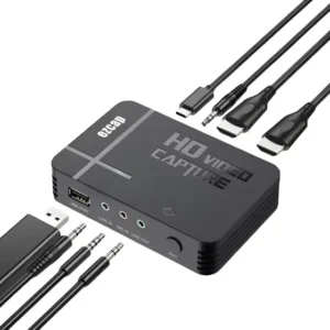 Placa Captura Vídeo Ezcap288 Hdmi Av Para Conversão Digital Preto