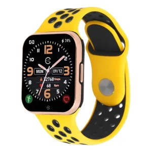 Smartwatch Champion Inteligente 033 Original Pulseira Extra Preto Como Na Foto Amarelo