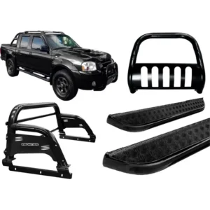 Kit Quebra Mat Santo Antonio H3 Estribo Fontier 2007 Preto