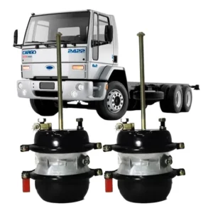 Par Cuica Freio 30x30 Haste Longa Vw Iveco Caminhao Dupla
