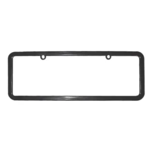 Moldura Preta Placa Mercosul Carro 405x135mm Preto