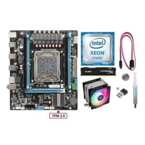 Kit Placa Mãe Intel X99 Xeon E5 2660 V3 8gb Ddr4 Wi-fi Branco