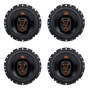 Kit 4 Falantes 6 Polegadas Jbl 6trms80 Triaxial 320w 4 Ohms Preto
