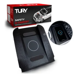 Carregador Indutivo Sem Fio Dedicado Tury Icharger 1.0 Z Nissan Versa 2021 Em Diante