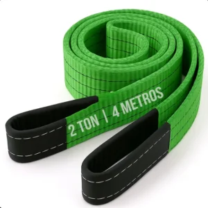 Cinta De Elevação Carga 2 Ton 4 Metros 60mm Certificada 7:1 Verde