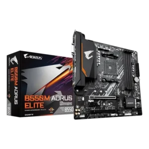 Placa Mae Gigabyte B550m Aorus Elite Ddr4 Socket Am4 Preto