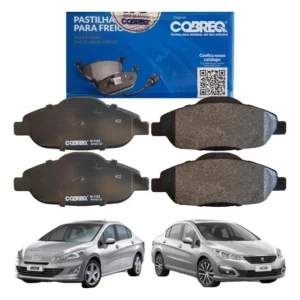 Jogo Pastilha Dianteira Peugeot 408 2.0 16v 2011 Á 2016