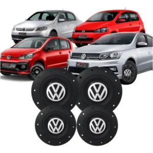 Jg 4 Calotas Vw Tampa Roda Ferro Aro 13 14 15 Amarok 4 Furos
