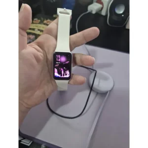 Galaxy Fit 3 Caixa Prateado Pulseira Branco