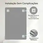 Espelho Lopazzi 110x50cm Design Moderno Luxo Vintage Sala Moldura Retangular 110cm - Imagem 4