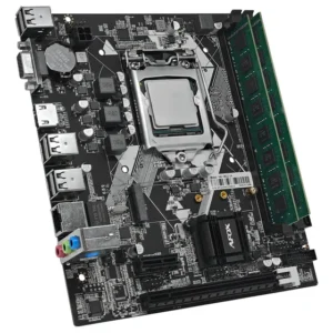 Kit Placa Mãe H61/B75 Intel i5 2400 RAM 8GB DDR3 Maxxdigital Micro ATX