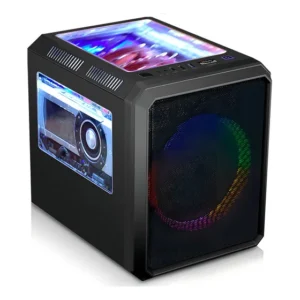 Gabinete Gamer Microcraft Cg-03rc Preto C/1 Fan 5cores 200mm Preto