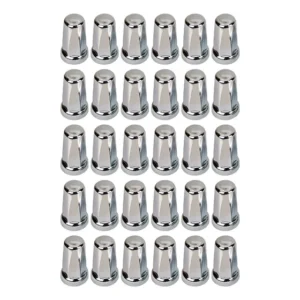 20 Capa Porca Cromada Belga Caminhao 18 19 21 27 30 32 33 Mm