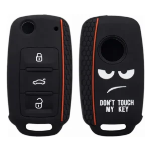 Capa Silicone Chave Carro Canivete Acessórios Vw Fox Up Polo