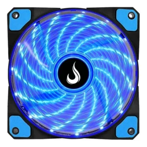 Fan Cooler Led 120mm Ventoinha Rise Mode Wind 12v Gabinete Led Azul