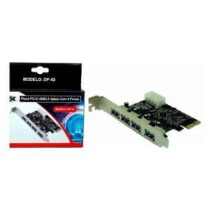 Placa Pci \usb 3.0 5gbps Com 4 Portas Dp-43 Dex