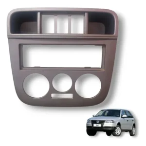 Acabamento Central Painel Vw Gol G4 5w0858061 Original Prateado