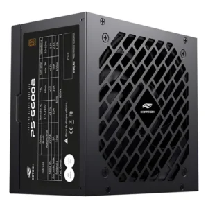 Fonte Atx Gamer 600w 80 Plus Bronze Pfc Ativo Bivolt C3tech Preto
