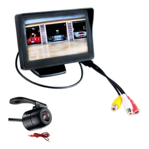 Tela Monitor Veicular 4.3 Video Lcd+ Camera Re Visao Não Aplica