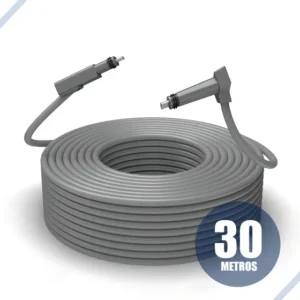 Cabo Starlink Exbom 30m Cat 6 26 AWG Cobre Cinza Conector V8