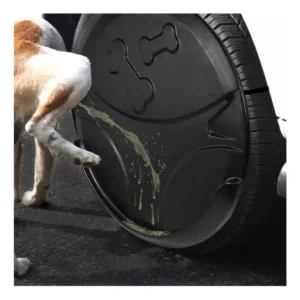 Kit 4 Capa Protetora Roda Pneu Xixi Cachorro Aros 13 A 18 Preto