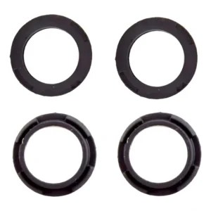 4 Anel Vedação De Sensor Estacionamento Dianteiro Orig Vw Cor Preto