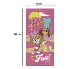 Toalha Infantil Rosa Patrulha Canina Lepper 70x140cm Piscina Praia - Imagem 2