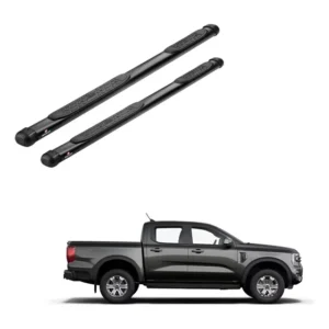 Estribo Ford Ranger 2024 A 2026 Cd Alumínio Tubular Keko Preto