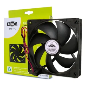 Cooler Gamer P/ Gab. 140mm 14cm Dx-14c Preto Dex