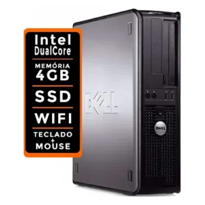 Pc Cpu Computador Slim Dell Optiplex Dual-core / Ssd / Wifi 4 Gb (Recondicionado)