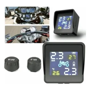 * Sensor Monitor Medidor Pressão Pneu Solar Tpms Moto