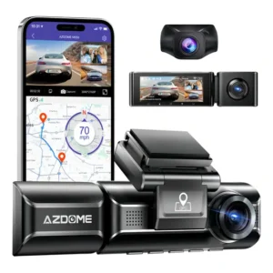 Câmera Veicular Azdome M550 Pro 4K WiFi GPS Três Câmeras Carro