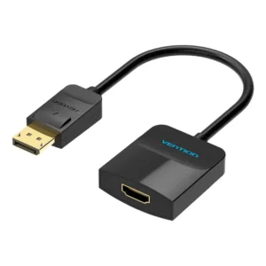 Adaptador Conversor Dp Displayport Macho P/ Hdmi Fêmea 1080p Preto