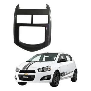 Acabamento Painel Central Gm Sonic 2012 2013 2014 Original Preto