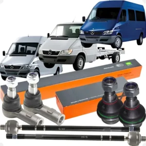 Kit Barra Axial Terminal Direção Pivo Suspensão Sprinter