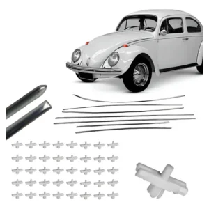 Kit Friso Lateral + Capo + Grampo Fusca 1300 1500 71 96 Fino