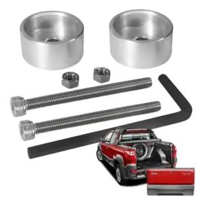 Kit Trava Antifurto Da Tampa Caçamba Traseira Fiat Strada