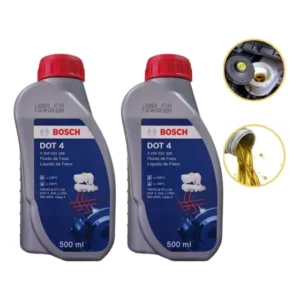 Kit Fluido De Freio Dot 4 500ml Pronta Entrga