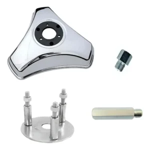 Kit Calota 3 Pontas + Alongador Cinemático Suporte Rodoar