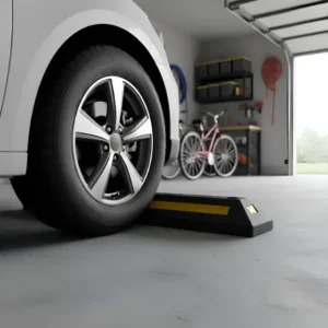 Limitador De Vagas Bate Rodas Garagem Estacionamento 55 Cm Preto
