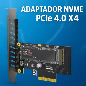 Adaptador Ssd M2 Nvme Gen4 Para Pci-e 4.0 X4 X8 X16 64gbps Marca Redutron