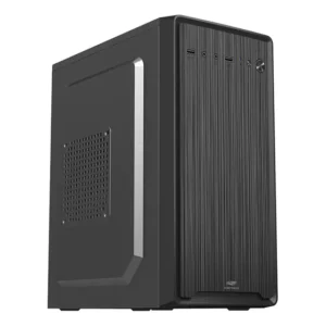 Gabinete Micro-ATX C3Tech Preto Fonte 200W Suporte SSD e Microfone