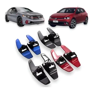 Paddle Shift Nivus Polo Taos T-cross Jetta Gli Borboleta Vw Cinza Paddle Shift