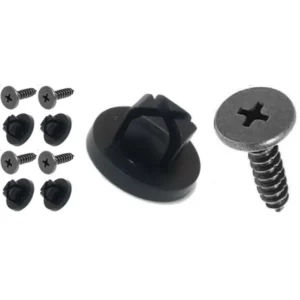 5 Kit Instalar Placa Corsa Monza Opala Chevete Preto