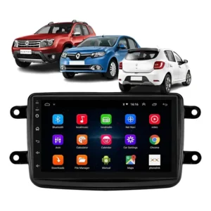 Central Multimídia Rádio Android 10 Gps Wi-fi E Câmera De Ré Cor Captur 2017 À 2020