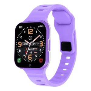 Champion Smartwatch Inteligente 033 Prova D Agua + Cor Da Caixa Branco Cor Da Pulseira Como Na Foto Cor Do Bisel Lilás
