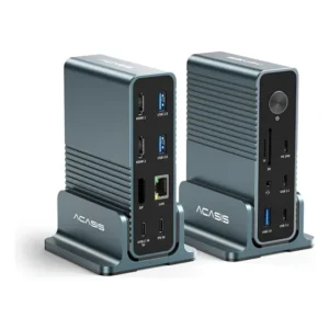Dock Station Hub 15 Em 1 Usb-c Acasis Hdmi 4k Windows Macos 100w